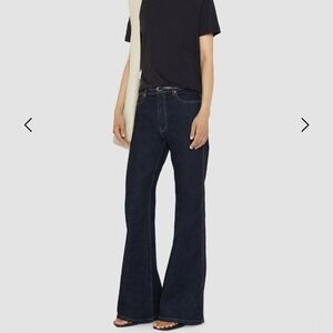 Joseph Mid Rise Straight Leg Dark Blue Jeans Sz FR 36